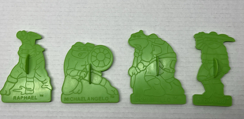 Wilton Teenage Mutant Ninja Turtles Cookie Cutters Vintage 1990 TMNT