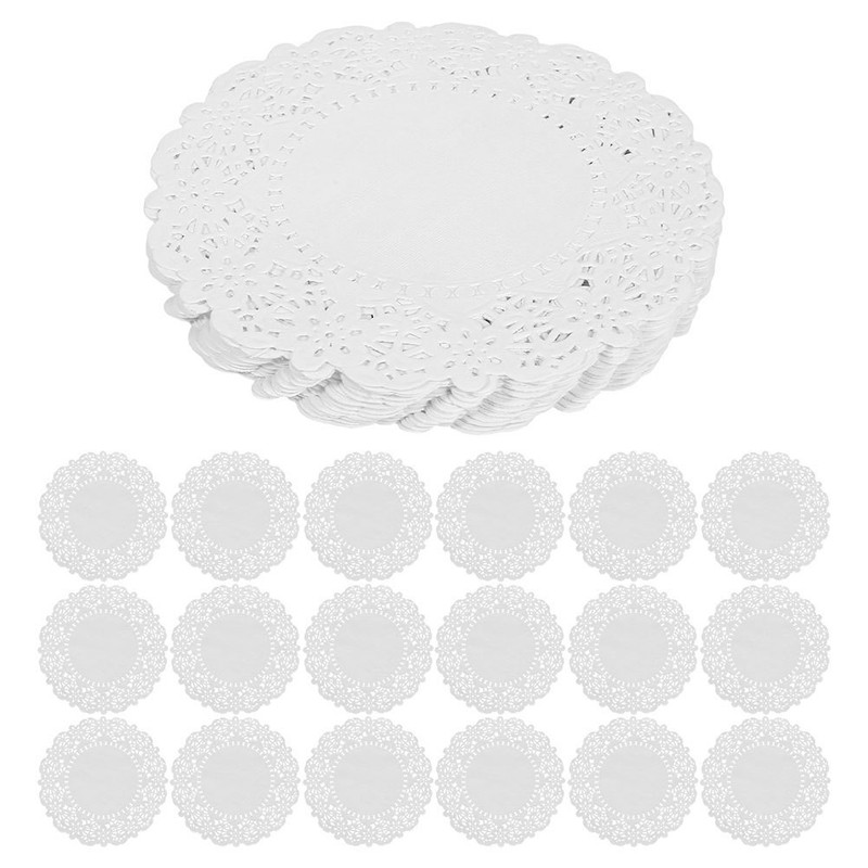 280 Sheets Round Reusable Paper Doilies 8.5 Inch Oil Absorb Placemats