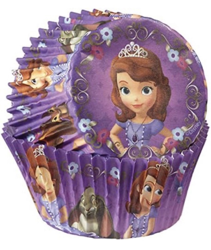 Disney SOFIA THE FIRST Cupcake Liners Baking Cups NEW Sealed 50 ct Wilton gallery