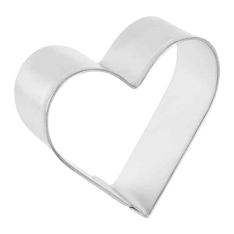 2¾" Heart Shape Cookie Cutter Tin Steel Wedding Anniversary Valentines Day Love gallery