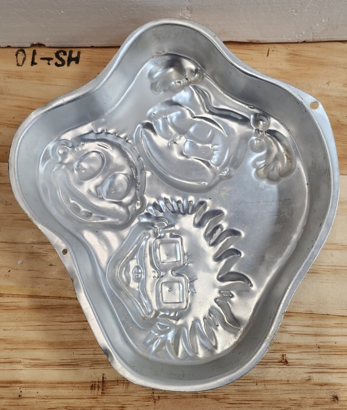 kids cartoon cake tin metal cooking birthday holiday party gallery