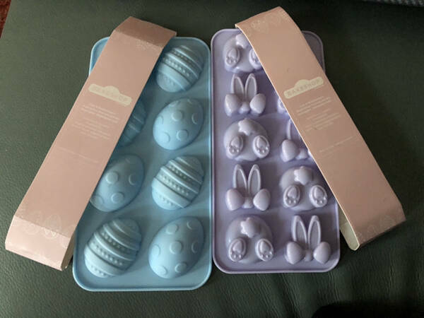 Bakeshop 2 Bunnies & Easter Eggs Molds Silicone NEW Bake Freeze gallery