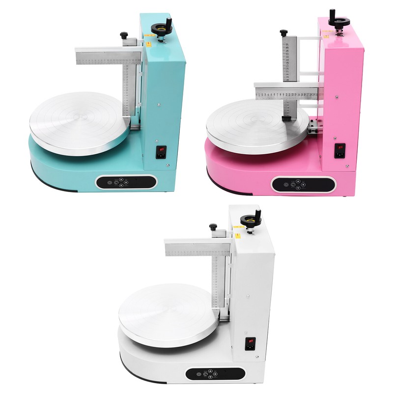 Green/White/Pink Cake Spreading Machine Electric Cake Decorating Machine 200w gallery