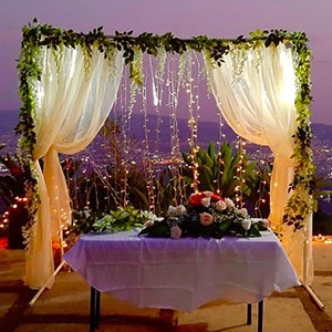 Wisteria Garland Artificial Flowers Wisteria Vine - 5Pcs Total 33ft ple gallery