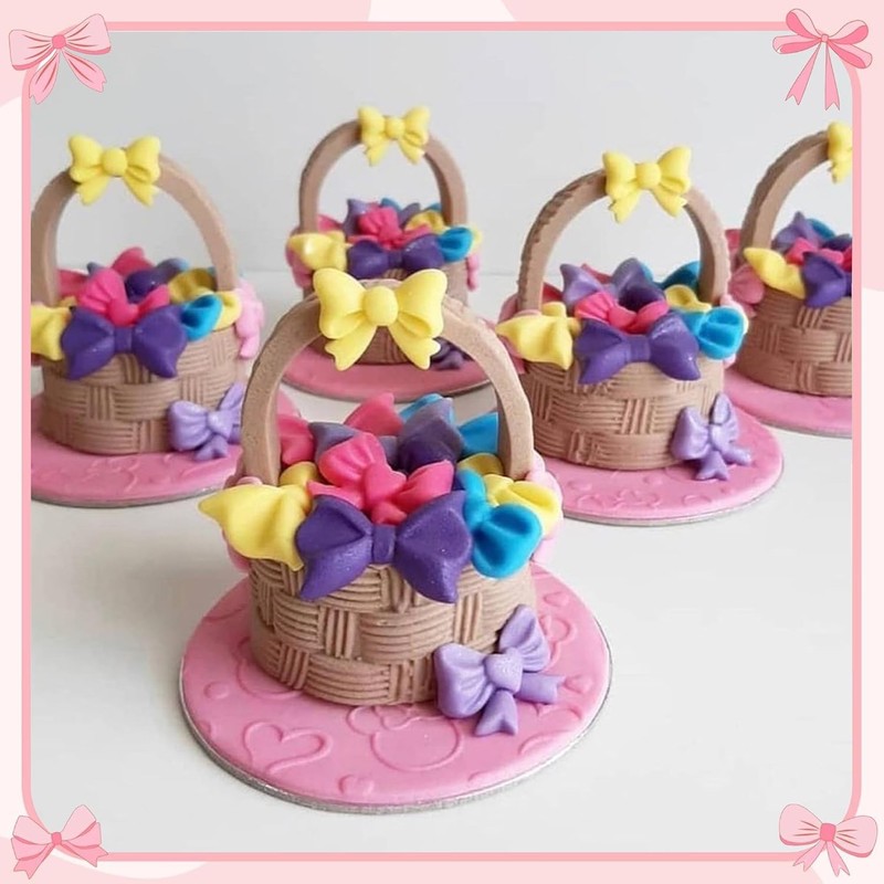 Food-Grade Silicone Bow Fondant Molds - Perfect for Cake Decorating & Gifts gallery