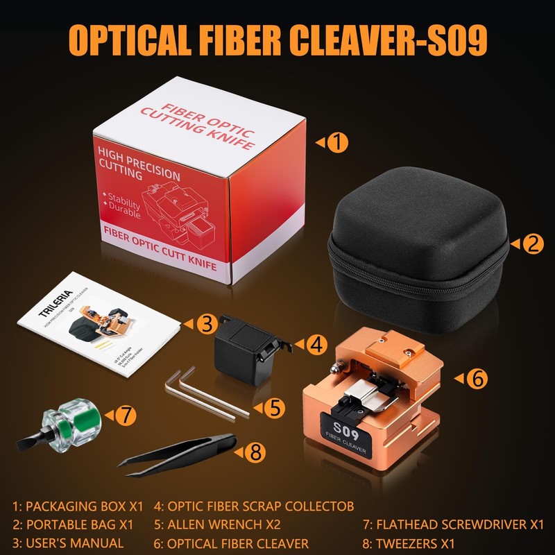Trileria S09 High Precision Optical Fiber Tungsten Steel Blade 58000 Cuts gallery