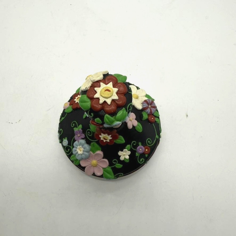Mary Engelbreit Ceramic Cookie Press Mold Collectible Floral Design 1999 No Box gallery