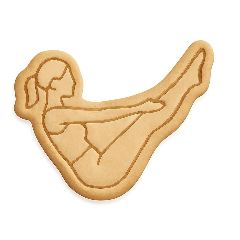 Pilates Training Cookie Cutter & Stamp, Fondant & Clay – 4×3