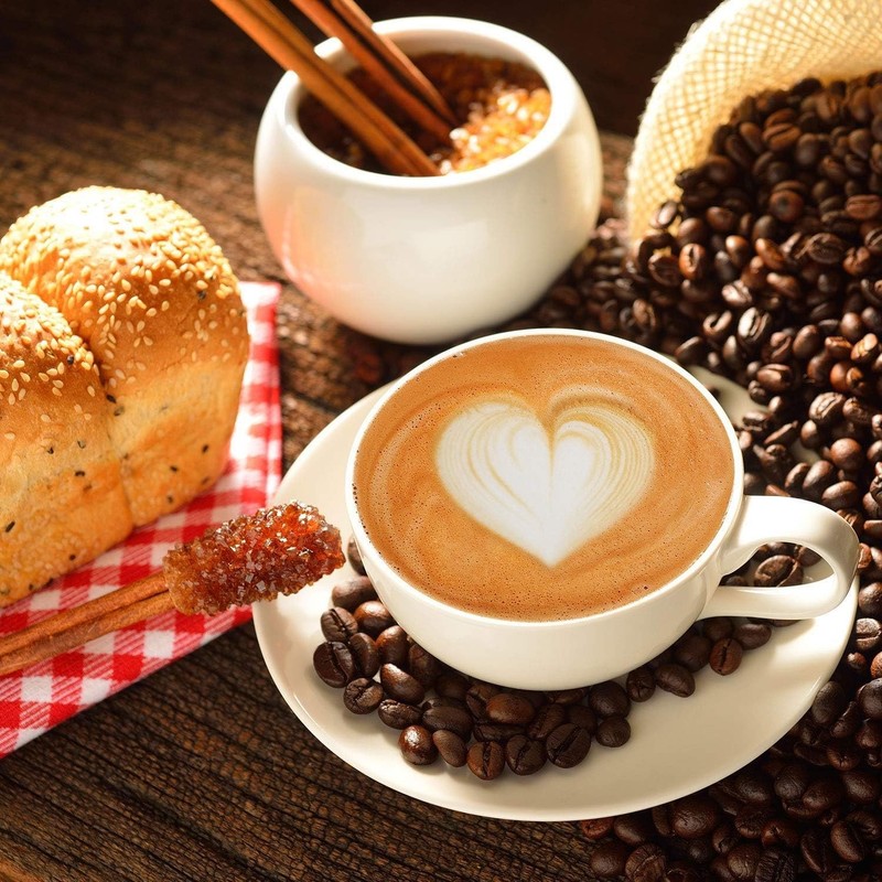 72 Pieces Coffee Decoration Stencils Latte Art Template Coffee Mold Tool with... gallery