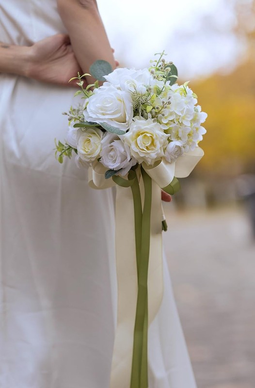 Feiluoyi Wedding Bridal Bouquet Bridesmaid Bouquet Artificial Wedding Bouquet gallery
