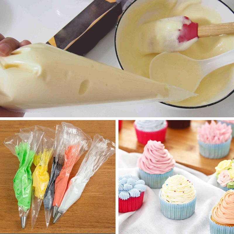 Thickened Piping Bags 18 Inch Disposable Pastry Bags Cake Cupcake Cookies gallery