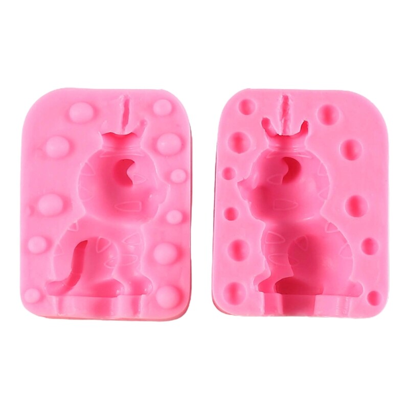 Cartoon Animal Chocolate Cake Baking Moulds for Handmade DIY Soap Making Gadgets