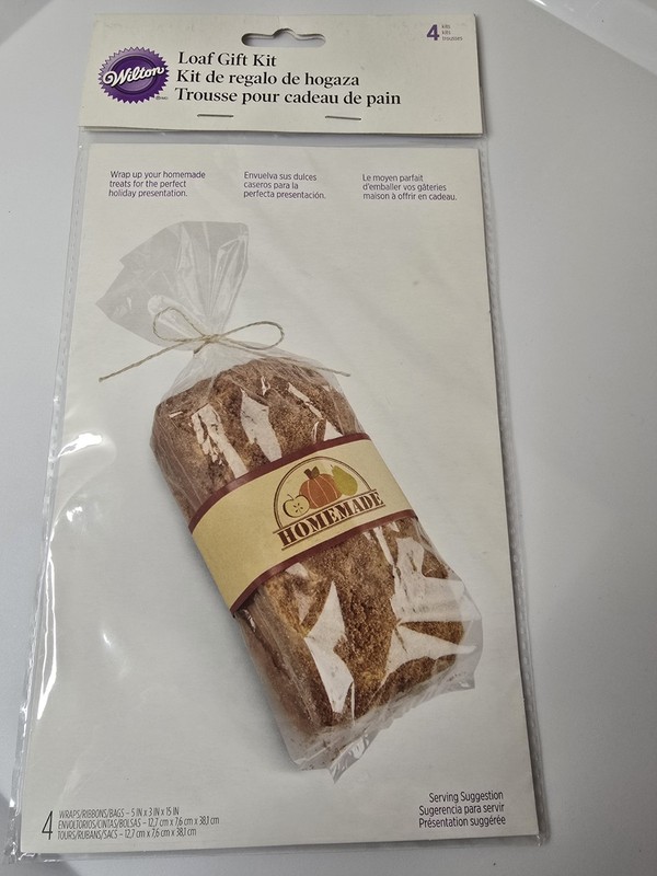 Wilton Bread Loaf Bags Large Treat Bags Kit Homemade For Giff Giving Or Bakery gallery