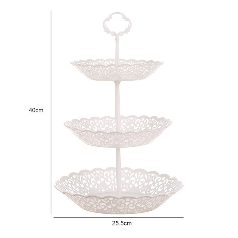 Three Tier Cake Display Stand Plate For Afternoon Tea Party Wedding Decor gallery