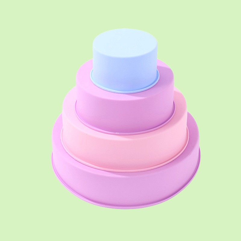 Round Shape Mold Silicone Cake Baking Pan DIY Mousse Fondant Cylinder Mould gallery