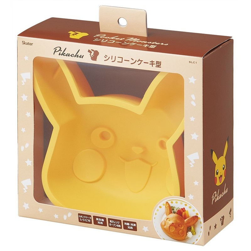Skater Silicone Pokemon Cake Mold– Pikachu, Oven Safe, 19x18x7.6cm L Size Japan gallery