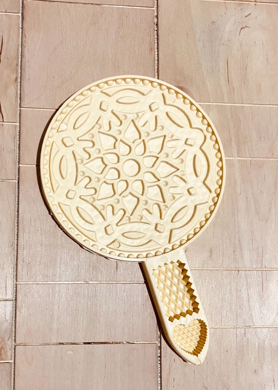 Mold Bread, Plastic Unique Design Mamoul Cookie Handcrafted,4/designs in 1/Piece