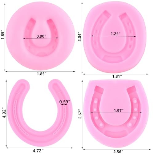 Horse Silicone Molds Horseshoe Hoof Fondant Molds Horseshoe Chocolate Style D gallery