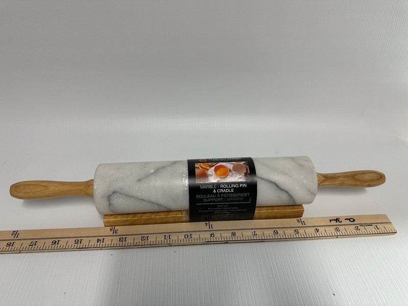 Masterclass Marble Rolling Pin and Cradle. Premium Collection. New In Package gallery