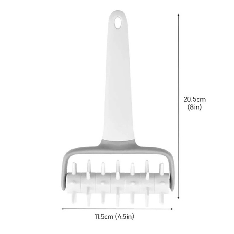 1 pc Pizza Dough Roller Needle Punch Tool Bread Pastry Docking Roller gallery