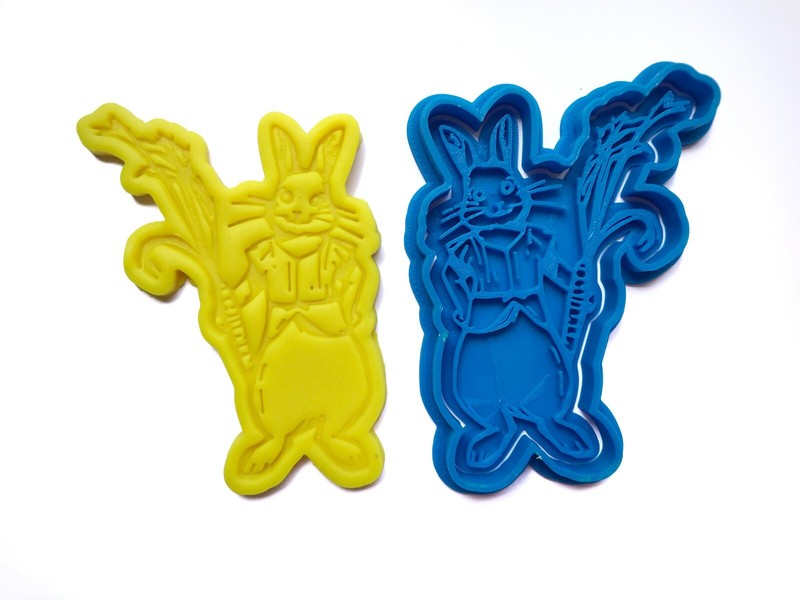 Peter rabbit Jemima Puddle Duck Cookie Cutter Stamp Deep Cutter