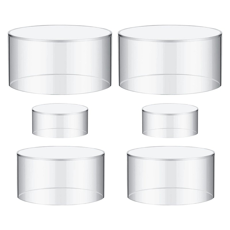 6 Pieces Buffet Risers Jewelry Storage Box Decorative Multipurpose Jewelry
