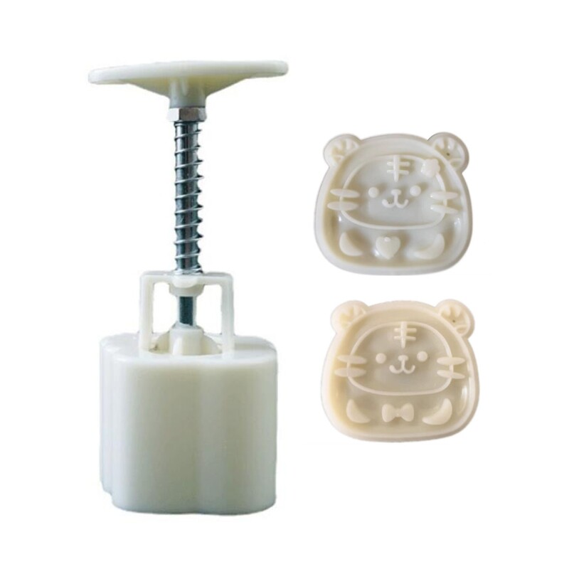Plastic Material Mooncake Mold 50g Shaped Stamps Moon Cakes Moulds for DIY