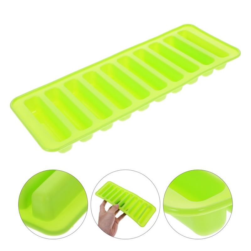 Silicone Gel Cake Mould Ice Cube Tray 10 Thumb Cake Fingers Mould (Green) gallery