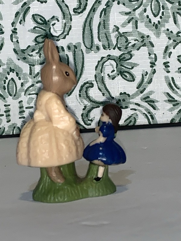 Wilton Rabbit Cake Toppers Vintage 1974 Easter Bunny Family Figurines gallery