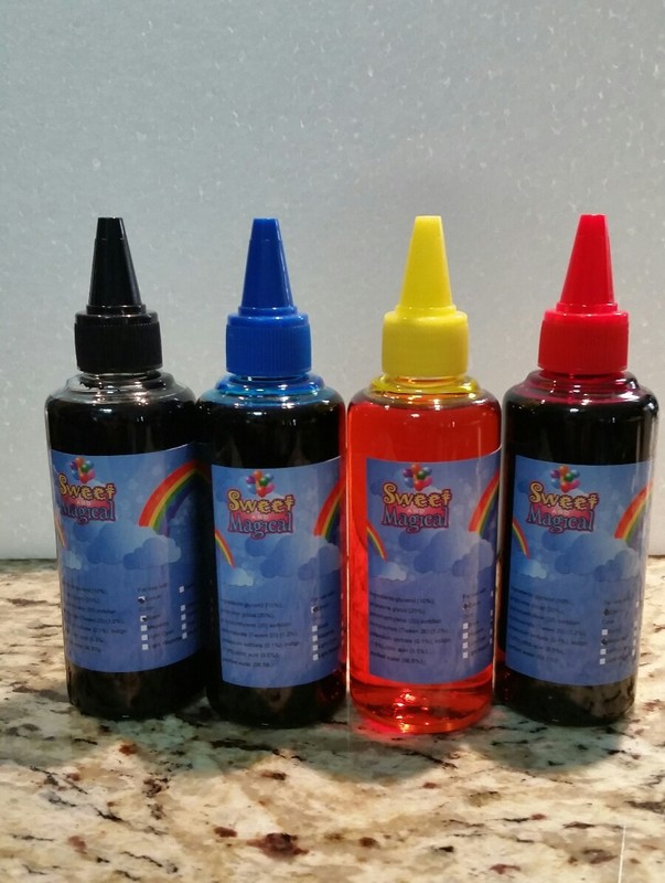 Sweet & Magical Edible Ink Refill Kit for Canon Printers -100ml each