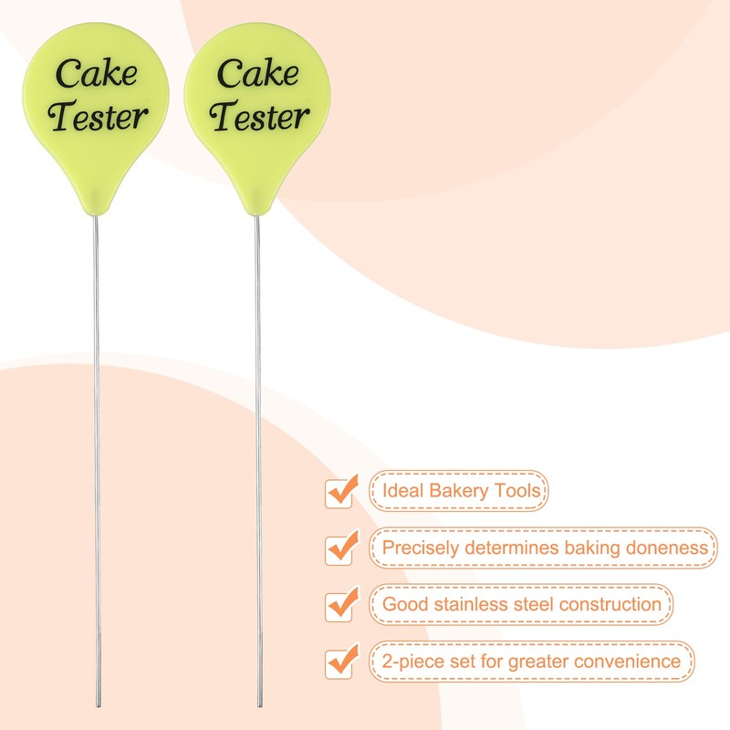 Cake Tester, 8 Packs Yellow Supplies for Home Bakers for Baking Supplies gallery