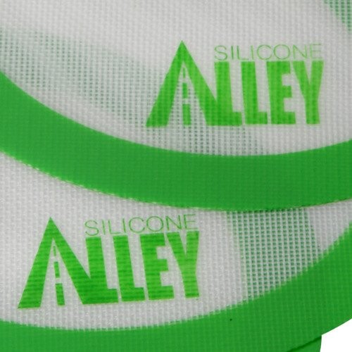 Silicone Alley, 3 Non-stick Mat Pad/Silicone Rolling Baking 9.5 inch, Green gallery