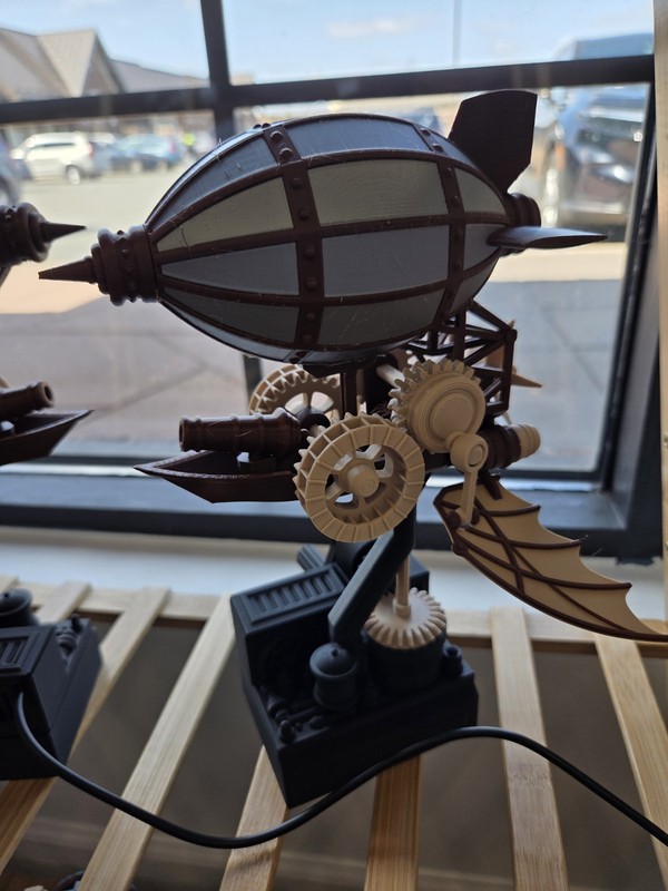 3D Printed Steampunk Ship Pre Assemble To Save Cost Shipping gallery
