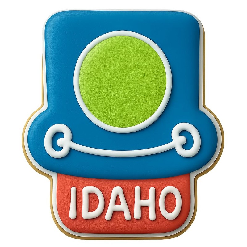 Classic Idaho Cookie Cutter & Stamp, Fondant & Clay - 3.3x4" gallery