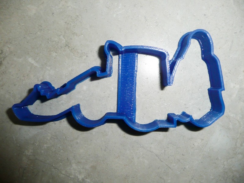BACKHOE OUTLINE DIGGER EXCAVATING CONSTRUCTION COOKIE CUTTER USA PR3278 gallery