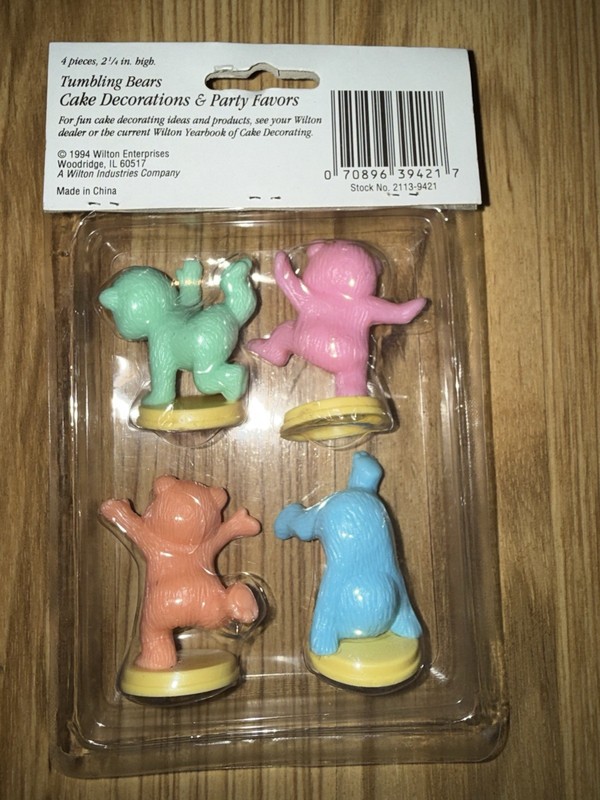 VTG Cake Decorations Wilton Bears Helicopters Avon Bunny Alligator Lot gallery