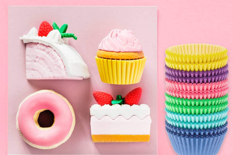 600 Pcs Cupcake Liners Cupcake Wrappers Cupcake Paper Baking Cups for Cake Balls gallery