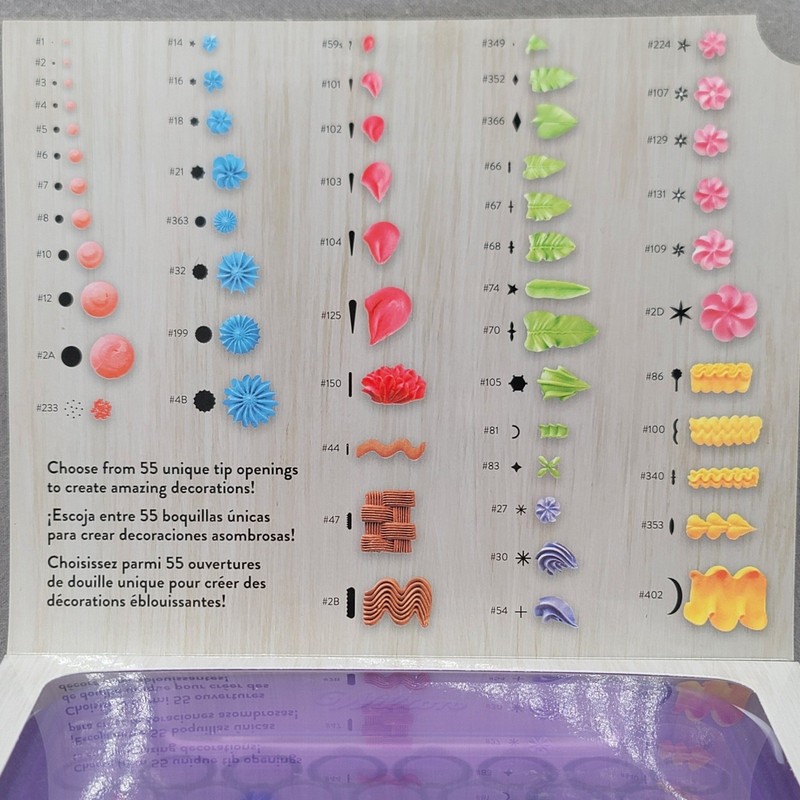 Wilton's 55 Piece Master Decorating Tip Set gallery