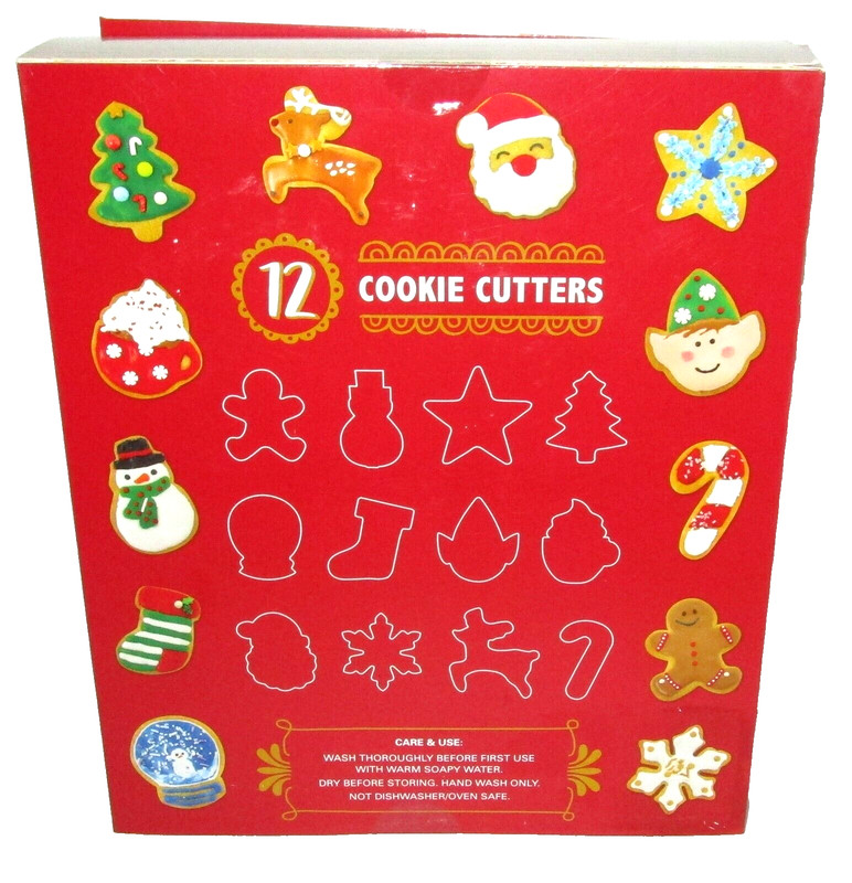 Celebrate it CHRISTMAS COOKIE STORYBOOK Set Of 12 Metal Cutters Designs gallery