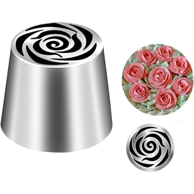 Stainless Steel Oversized Piping Nozzle for Cake Decorating Cupcake Flower