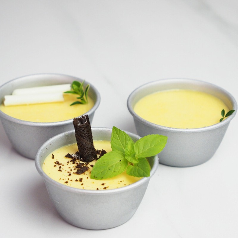 4PCS Convenient Baking Tins Cake Pan Metal Muffin Cups Aluminum Baking Cups gallery