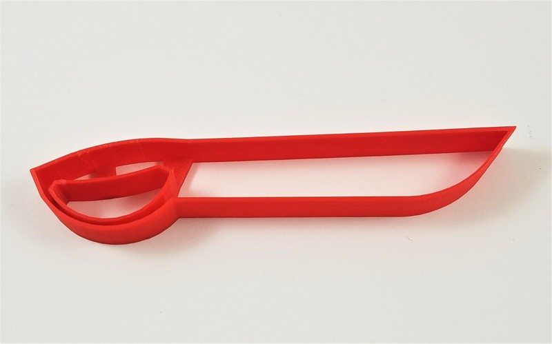 Pirate Cutlass Sword Cookie Cutter–Kitchen Baking Gamer Machete Fantasy History
