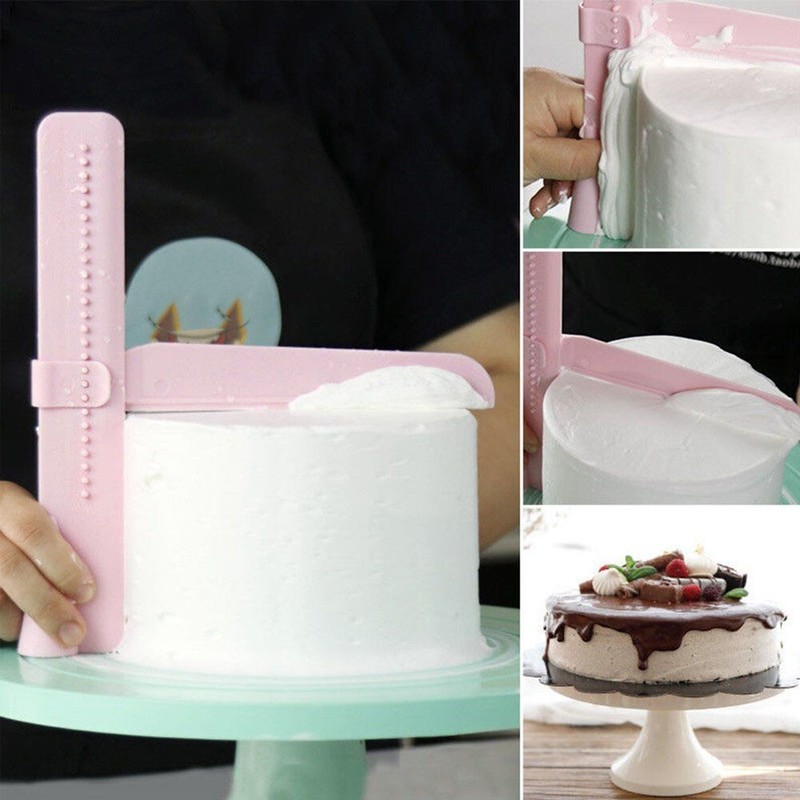1pc Adjustable Cake Smoother Tools Cutter Decorating Fondant Sugarcraft Mold gallery