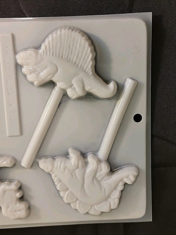 Kids Birthday Dinosaur Jurassic Prehistoric Lollipop Chocolate Candy Mold gallery
