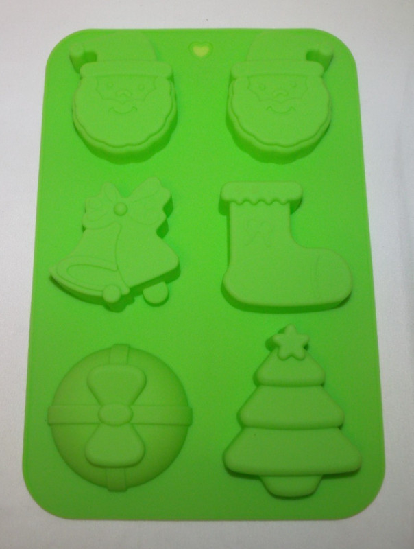 3 PCS CHRISTMAS SILICONE CHOCOLATE MOLDS CANDY JELLY TRAYS FOR HOLIDAY NEW gallery