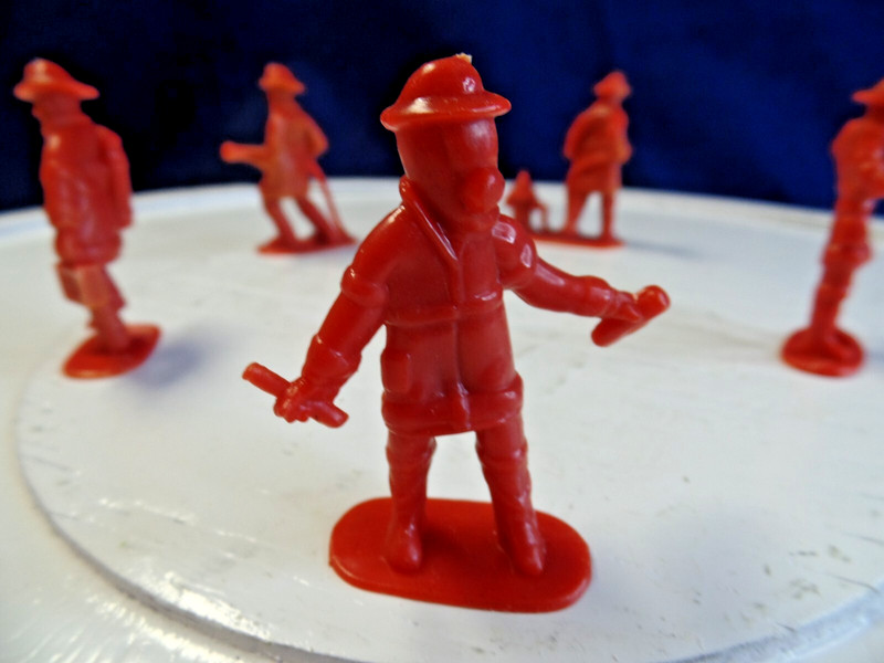 Vtg Set of 5 Rescue Figures Firefighters Cake Toppers gallery