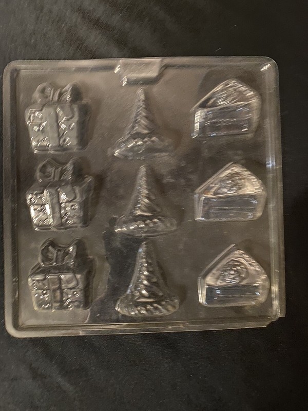 Vintage-Now Mixed lot of 8 Chocolate/Pop molds hard plastic Pooh, Fire, Etc gallery
