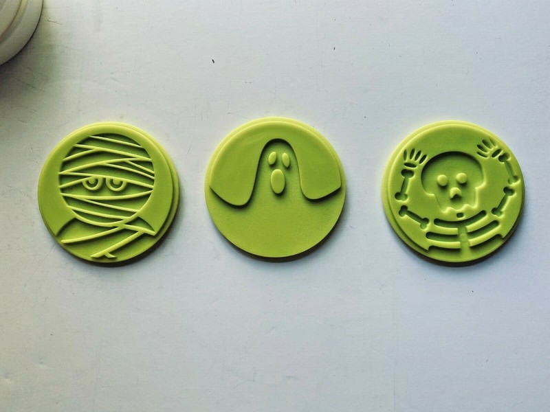Tovolo Spooky Monster Cookie Cutters 6 Unique Designs Cut & Press Halloween gallery