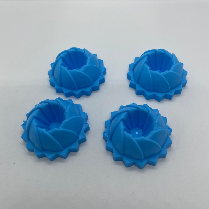 12 Pcs Puto Mold Talam Pichi Kutsinta Cups Dessert 7cm Blue Color gallery