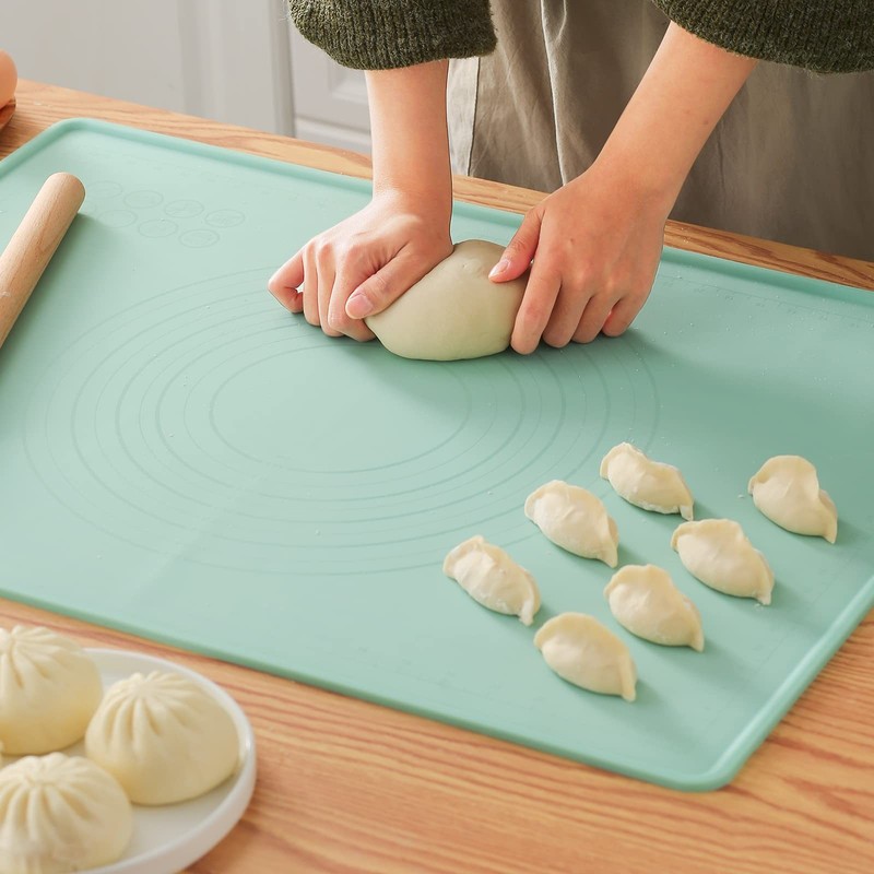 Silicone Baking Mat, 20"X28" Extra Large Non-stick 28"L x 20"W, Green